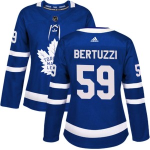 Women's Toronto Maple Leafs Tyler Bertuzzi Adidas Authentic Home Jersey - Blue