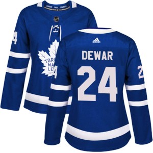 Women's Toronto Maple Leafs Connor Dewar Adidas Authentic Home Jersey - Blue