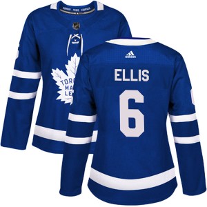 Women's Toronto Maple Leafs Ron Ellis Adidas Authentic Home Jersey - Blue