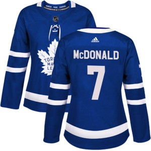 Women's Toronto Maple Leafs Lanny McDonald Adidas Authentic Home Jersey - Blue