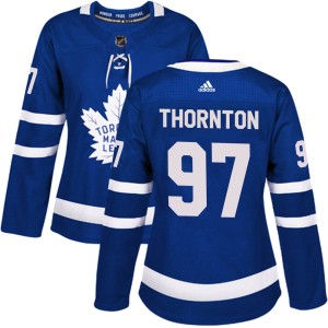 Women's Toronto Maple Leafs Joe Thornton Adidas Authentic Home Jersey - Blue