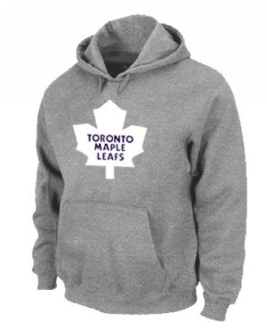 Men's Toronto Maple Leafs Pullover Hoodie - - Grey