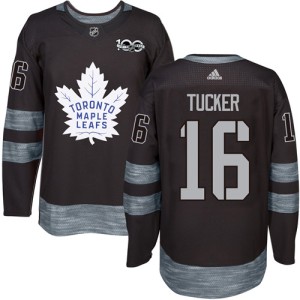 Men's Toronto Maple Leafs Darcy Tucker Adidas Authentic 1917-2017 100th Anniversary Jersey - Black