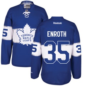Men's Toronto Maple Leafs Jhonas Enroth Reebok Authentic 2017 Centennial Classic Jersey - Royal Blue