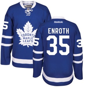 Men's Toronto Maple Leafs Jhonas Enroth Reebok Authentic Home Jersey - Royal Blue