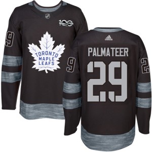 Men's Toronto Maple Leafs Mike Palmateer Adidas Authentic 1917-2017 100th Anniversary Jersey - Black