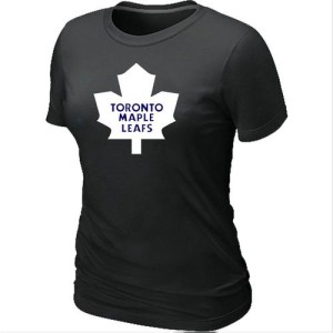 Women's Toronto Maple Leafs Big & Tall Logo T-Shirt - - Black