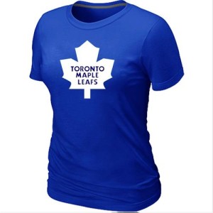 Women's Toronto Maple Leafs Big & Tall Logo T-Shirt - - Blue