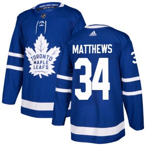 Men's Toronto Maple Leafs Auston Matthews Adidas Authentic Jersey - Blue