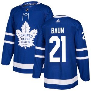 Men's Toronto Maple Leafs Bobby Baun Adidas Authentic Jersey - Blue