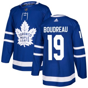 Men's Toronto Maple Leafs Bruce Boudreau Adidas Authentic Jersey - Blue