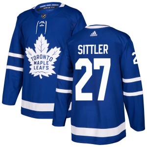 Men's Toronto Maple Leafs Darryl Sittler Adidas Authentic Jersey - Blue