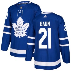 Youth Toronto Maple Leafs Bobby Baun Adidas Authentic Home Jersey - Royal Blue