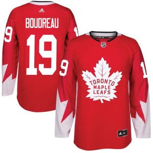 Youth Toronto Maple Leafs Bruce Boudreau Adidas Authentic Alternate Jersey - Red
