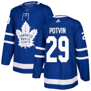 Youth Toronto Maple Leafs Felix Potvin Adidas Authentic Home Jersey - Royal Blue