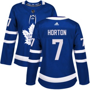 Women's Toronto Maple Leafs Tim Horton Adidas Authentic Home Jersey - Royal Blue